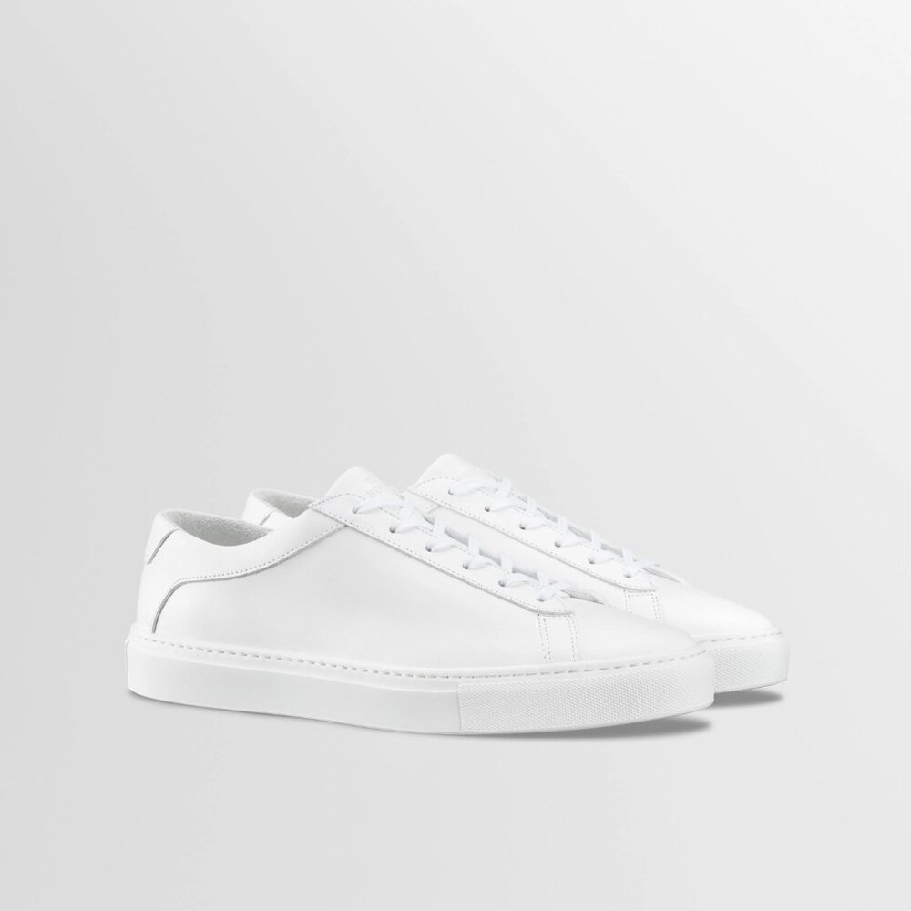Classic White Leather Women’s Sneakers
